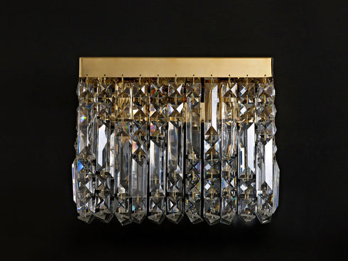 Zula Rectangular 2 Light Small Wall Lamp